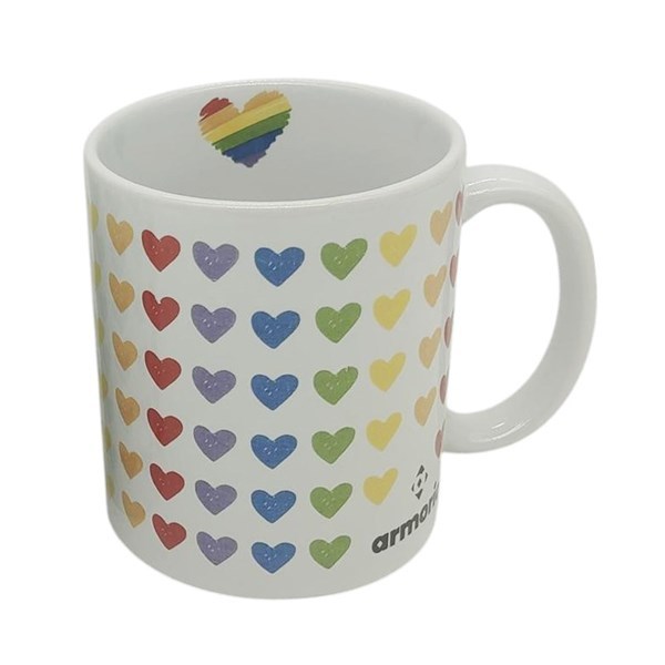 Imagen de Taza loza corazones