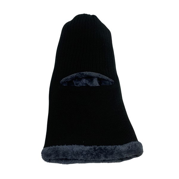 Imagen de Gorro de adulto, pasamontañas, tejido, forrado negro, en bolsa