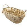 Imagen de Canasto cesto de fibras naturales, junco de agua