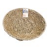 Imagen de Canasto cesto bandeja de fibras naturales, junco de agua