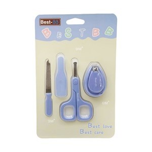 Imagen de Set manicuría para bebé, 4 accesorios, en blister, 2 colores