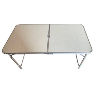 Imagen de Mesa de aluminio plegable, con asa en caja