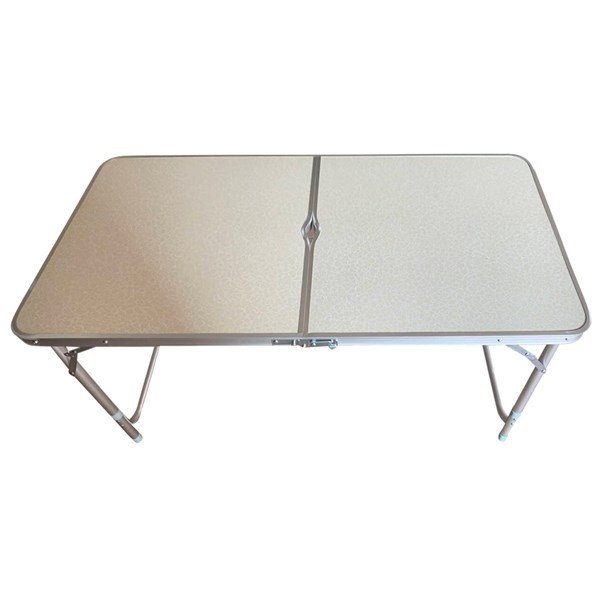 Imagen de Mesa de aluminio plegable, con asa en caja