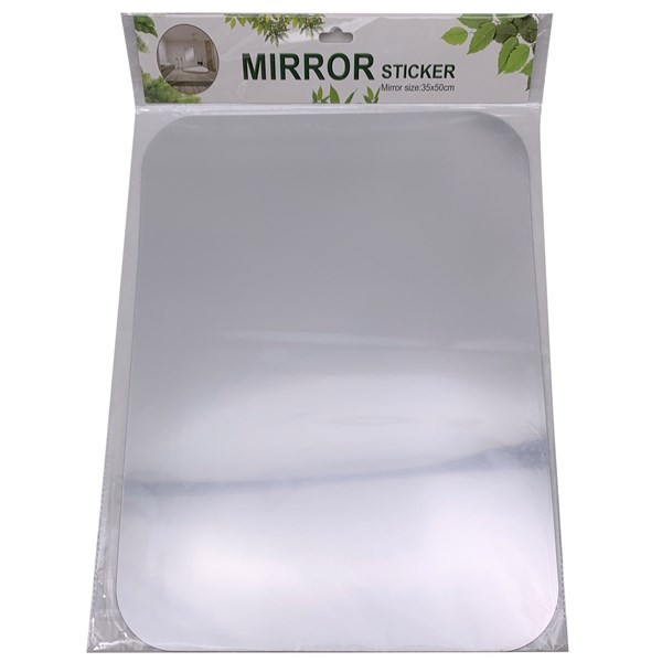 Imagen de Espejo autoadhesivo, rectangular flexible, en bolsa