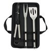 Imagen de Set de parrilla x3 mango acero inoxidable, en estuche de tela