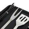 Imagen de Set de parrilla x3 mango acero inoxidable, en estuche de tela
