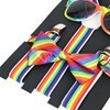 Imagen de Lentes de cotillón, con tiradores y moña, en bolsa