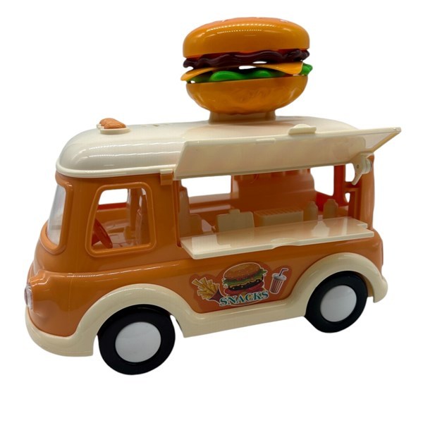 Imagen de Set de cocina, camión food truck con luz y sonido, con accesorios, 3AA, en caja