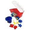 Imagen de Juego para playa, carrito, balde y 6 piezas, varios colores