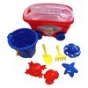 Imagen de Juego para playa, carrito, balde y 6 piezas, varios colores