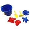 Imagen de Juego para playa, carrito, balde y 6 piezas, varios colores