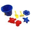 Imagen de Juego para playa, carrito, balde y 6 piezas, varios colores