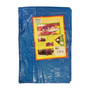 Imagen de Toldo lona cubretodo impermeable 3x4m, con ojales, en bolsa