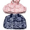 Imagen de Bolso maternal de PVC, bolso chico, cambiador y portamamadera, 2 colores