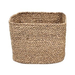 Imagen de Cesta cuadrada de fibras naturales chica, junco de agua