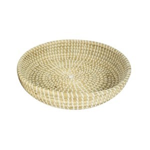 Imagen de Cesta redonda chica de fibras naturales, junco de agua