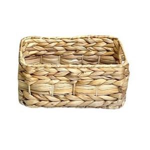 Imagen de Caja organizadora trenza, grande, de fibras naturales, junco de agua