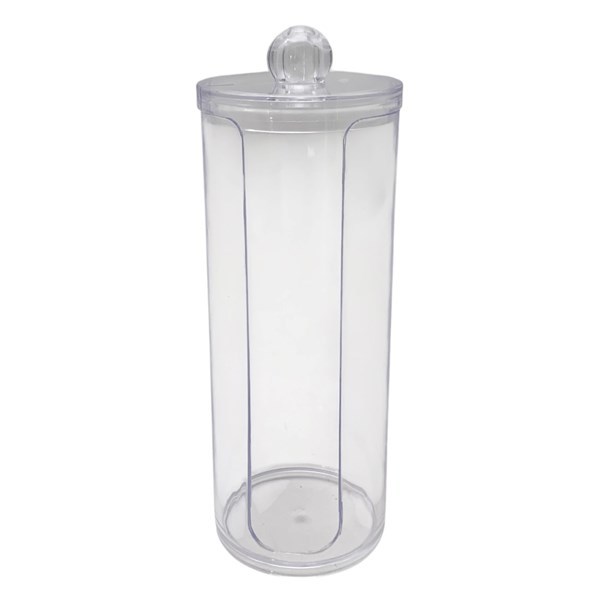 Imagen de Porta discos de algodón, de acrílico, en caja