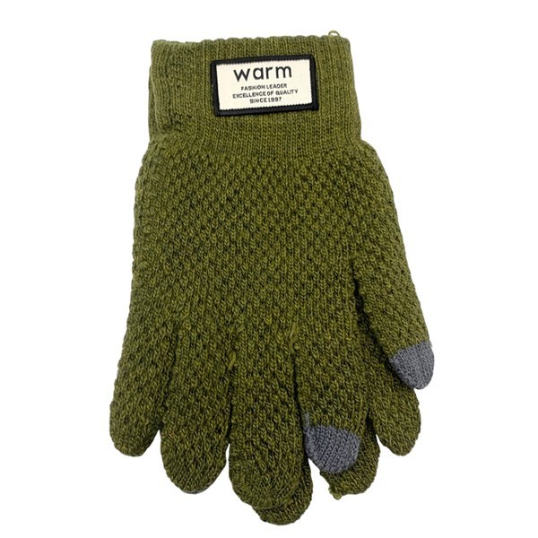 Imagen de Guantes de adulto, tejidos, 2 dedos touch en bolsa, varios colores