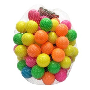 Imagen de Pelotas para pelotero lisas x100 6cm, en red