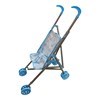 Imagen de Coche para muñeca, de metal paragüitas, en bolsa celeste