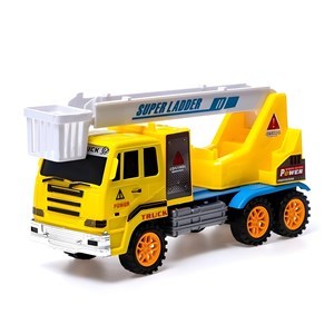 Imagen de Camión a fricción, con grúa, con luz y sonido, en caja