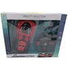 Imagen de Auto a control remoto, volante con luz y sonido, recarga USB 2AA, en caja 2 colores