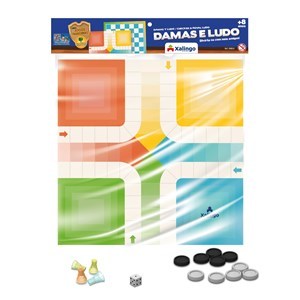 Imagen de Juego de mesa, damas y ludo, en bolsa, XALINGO