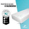 Imagen de Protector de colchón FIBRASCA, de poliéster, impermeable ajustable, 1 plaza, en bolsa