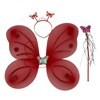 Imagen de Alitas mariposa con tiara y varita, en bolsa varios colores