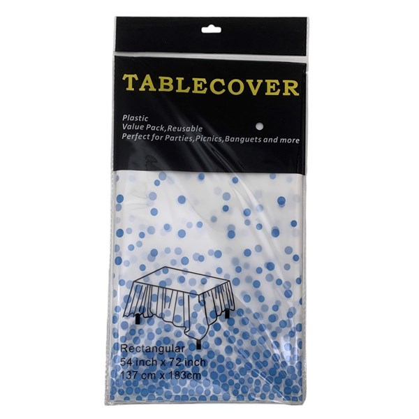 Imagen de Mantel rectangular de PEVA con diseño, en bolsa varios colores