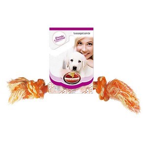 Imagen de Juguete para mascota cuerda con nudos de algodón, multicolor, FURACAO