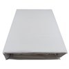 Imagen de Sábanas 1 plaza Berlina BLANCO, 90x190x25 152x220 50x75cm set de 3 piezas en poliester, en sobre PVC