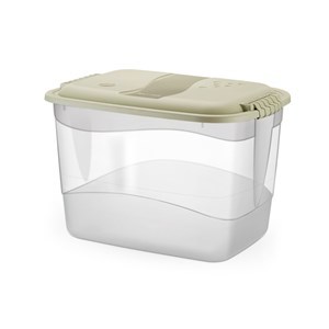 Imagen de Caja organizadora de plástico con tapa 12L, varios colores