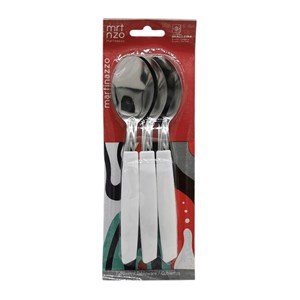 Imagen de Cubiertos cucharas de mesa x3 en blister acero inoxidable BLANCO, PIEMONTE MARTINAZZO