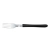 Imagen de Cubiertos tenedores de mesa x12 en bolsa acero inoxidable NEGRO, ELEGANCE MARTINAZZO