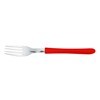 Imagen de Cubiertos tenedores de mesa x12 en bolsa acero inoxidable ROJO, ELEGANCE MARTINAZZO