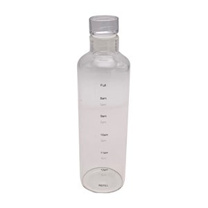 Imagen de Botella de vidrio graduada 500ml, en caja