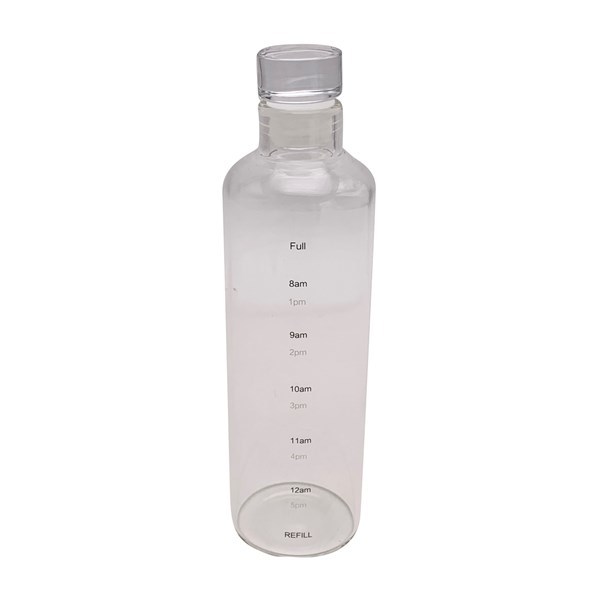 Imagen de Botella de vidrio graduada 500ml, en caja