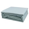 Imagen de Sábanas 1 plaza Berlina CELESTE, 90x190x25 152x220 50x75cm set de 3 piezas en poliester, en sobre PVC