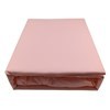 Imagen de Sábanas 1 plaza Berlina ROSADO, 90x190x25 152x220 50x75cm set de 3 piezas en poliester, en sobre PVC