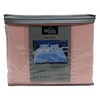 Imagen de Sábanas 1 plaza Berlina ROSADO, 90x190x25 152x220 50x75cm set de 3 piezas en poliester, en sobre PVC