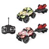 Imagen de Auto a control remoto, recargable, 2AA con luz,  trailer, en caja varios colores