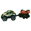 Imagen de Auto a control remoto, recargable, 2AA con luz,  trailer, en caja varios colores
