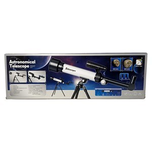Imagen de Telescopio con trípode, 2 lentes 30/60X con soporte para celular, en caja