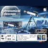 Imagen de Telescopio con trípode, 2 lentes 30/60X con soporte para celular, en caja