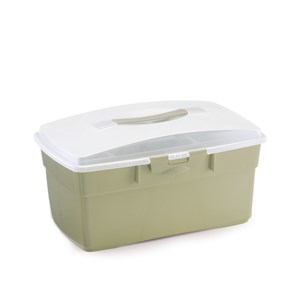 Imagen de Valija de plástico con bandeja, varios colores