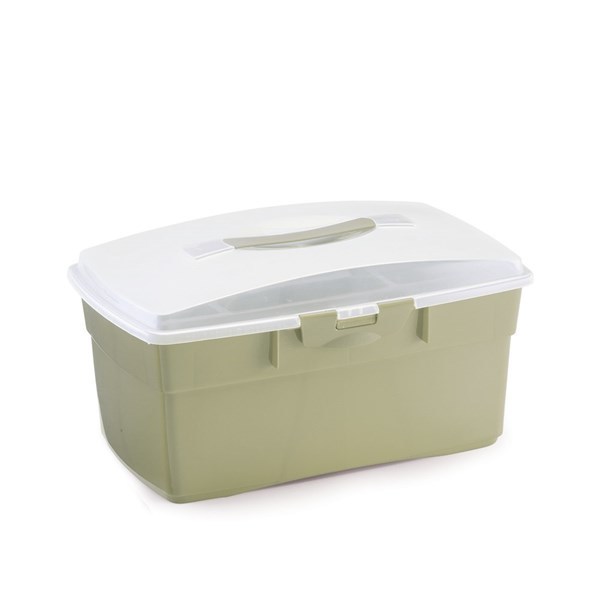 Imagen de Valija de plástico con bandeja, varios colores