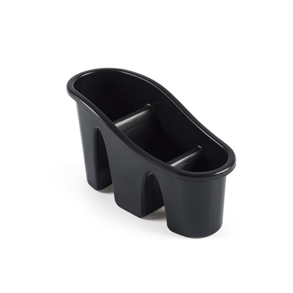 Imagen de Escurridor de cubiertos, de plástico vertical, NEGRO