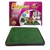 Imagen de Bandeja sanitaria para mascota con pasto artificial, en caja FURACAO